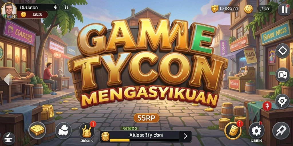 Screenshot gameplay Tycoon yang menarik dan penuh strategi.
