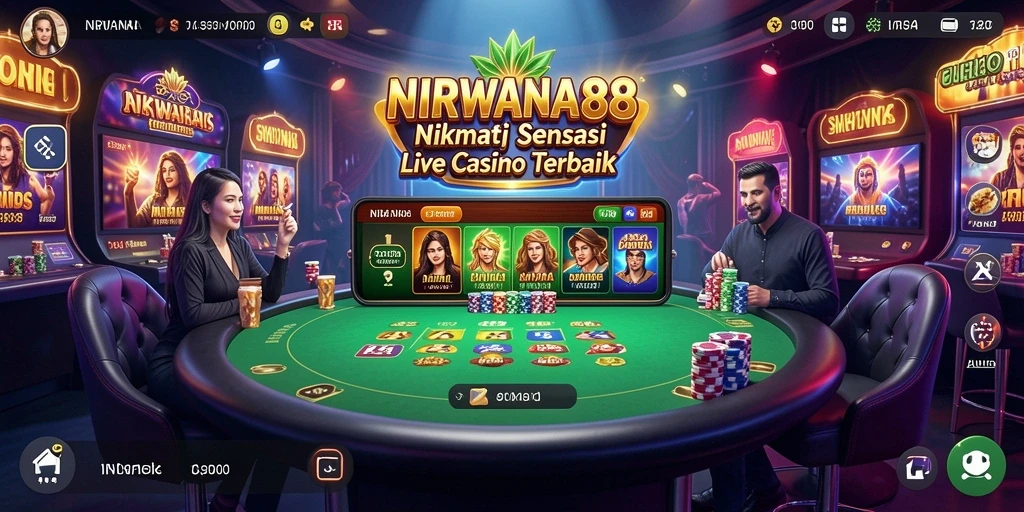 Tampilan Menarik dari Gameplay Live Casino NIRWANA88.