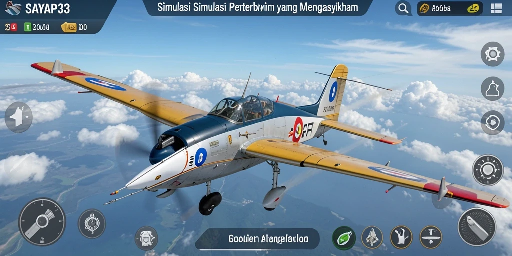 Gameplay SAYAP33 dengan grafik penerbangan yang menakjubkan.